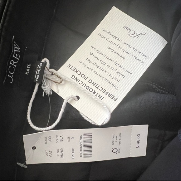 NWT Faux Leather Jcrew Pant - Picture 11 of 11